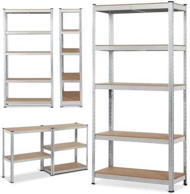 China Heavy Duty Corrosion Protection KINDE 5 Tier Metal Shelving Storage Unit Boltless Shed Shelves Kitchen Racking 180x90x40CM 875KG for sale