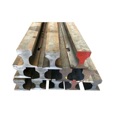 China Gigabyte JIS DIN BS Hard High Quality Hot Rolled Railroad Steel Rail For Manufacturing Railways for sale