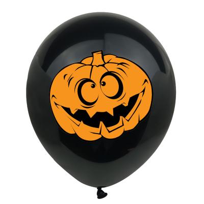 China Party Decration Balloons Original Party Theme Halloween Balloon Skull Ghost Pumpkin Decorative Latex Balloon for sale