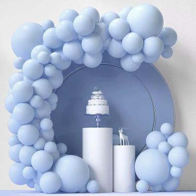 China Party Decration Balloons High Quality Wholesale Blue Latex Balloon Decoration Wedding Party Balloon Arch Kits for sale