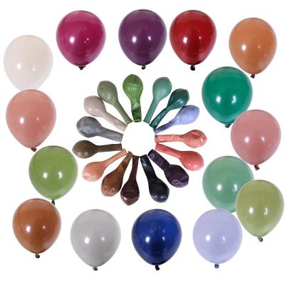 China Party Decration Balloons 2023 New 5 10 12 Inch Wholesale To Thicken Retro Latex Round Balloon Party Supplier Decoration Balloon for sale