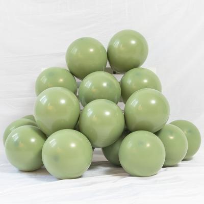 China Party Decration Balloons High Quality Retro Avocado Forest Mint Green Retro Balloon Avocado Green Latex Balloons for sale