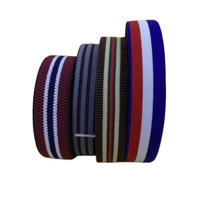 China Durable Webbing Polyester Jacquard Webbing Cut-Off Strap For Swimwear for sale