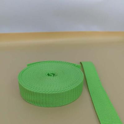 China Sustainable Thick PP Polyester Webbing Strap PP Pattern Webbing On A Roll for sale