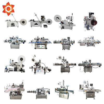 China Automatic Parts Cosmetic Glass Jar Labeling Machine Food Vial Labeling Machine for sale