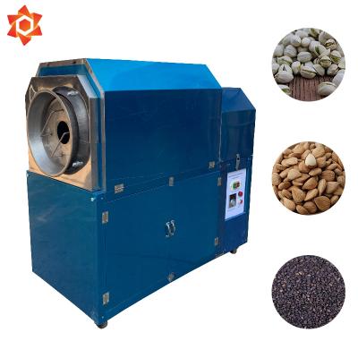 China Automatic Dairy Factory Green Tea Sunflower Used Peanuts Chickpea Spice Sunflower Seed Peanuts Roasting Machine for sale