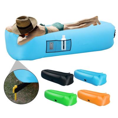 China High Quality Inflatable Sofa Couch Air Bag Lazy Sofa Bag For Camping Beach Sleeping Hybrid Type for sale