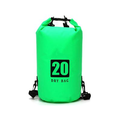 China 2022 Hot Selling Amazon Fashion 10L Floating Dry Bag Ocean Waterproof Pack Keeps Speed ​​Adjustable Strap for sale