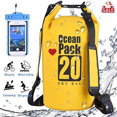 China Wholesale Waterproof Ocean Pack 5L 10l 15L 20L Ocean Pack 5L 10l 15L 20L Swimming 500D PVC Floating Fashion Dry Bag/Ocean PackOutdoor Waterproof for sale