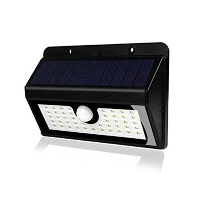 China 45LED Motion Sensor Plastic Wireless Solar Powered Wall Lights Waterproof for Patio Deck Yard Garden and Outdoor for sale