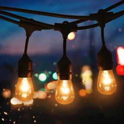 China Waterproof Solar Powered Outdoor Vintage Led Edison Bulbs Create Bulbs+String String Lights Bistro Ambience On Patio Commercial Grade for sale