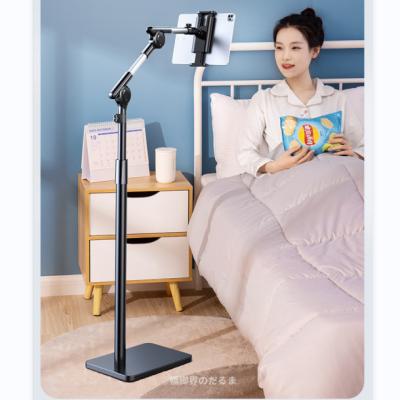 China Carbon Steel Material High Quality Material Tablet Phone Holder Stand Bed Mount Extendable Flexible Bracket Lazy Arm 360 Degree Floor Long Stand Cell Phone Holder for sale