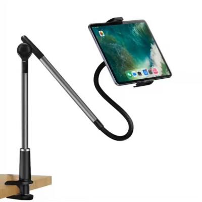 China 360 Clips Long Phone/Tablet Holder Lazy Cell Phone Stand Shapeable Flexible Universal Desktop Tablet for sale