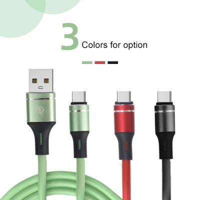 China Quality Ensure Factory High Quality Nylon Braided 1.2M Power Cord USB Multi Function 3in1 Quick Charging Cable for sale