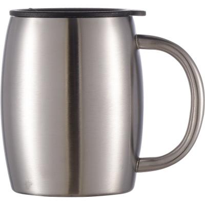 China Sustainable Coffee Mug Thermos Tumbler Steel Stainless Single Wall 400ml Travel Mug Customized Color With Lid 2020 New Plastic Hot Selling Mug for sale