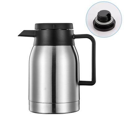 China PORTABLE 304 grade stainless steel coffee carafe, double wall insulated coffee press for Home Office, stainless steel coffee pot for sale