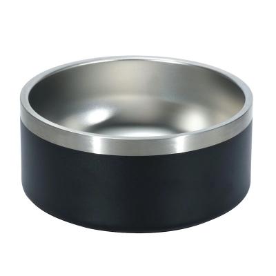 China Viable dog bowl stainless steel for dogs, pets and kittens feeder bowl and water bowl double wall stainless steel for sale