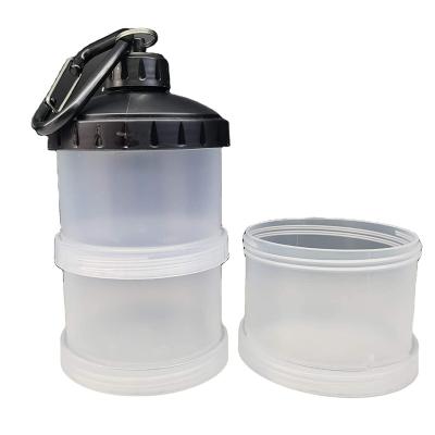 China Viable Protein Powder Funnel Key Chain - Portable Fitness Shaker Containers for Powder Storage, Gym Pill Box with Funnel for Water Bottle for sale