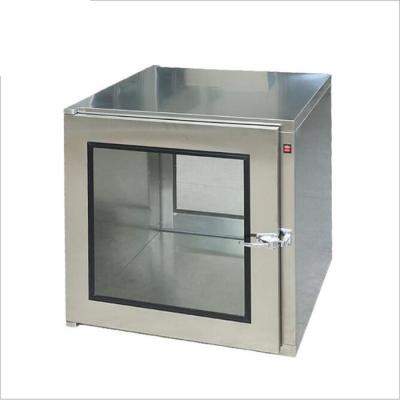 China Stainless Steel Clean Room Pass Box 220V Medical With Transfer Window For Laboratory for sale