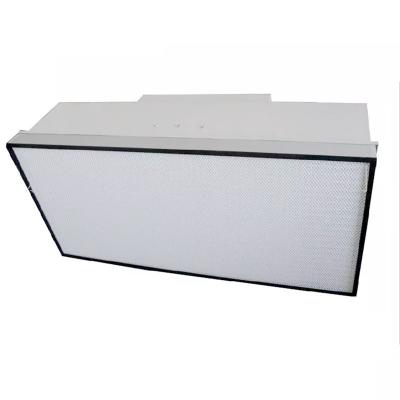 China Horizontal Clean Room Fan Filter Unit , 220V 50Hz 0.3um Portable Fan Filter Unit for sale