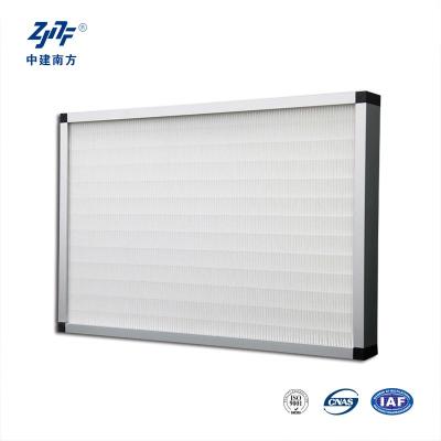 China OEM HEPA Air Filter Class H14 Media Glass Fibre Paper Construction Panel For Fan Filter Unit for sale