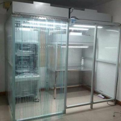 China Modular Clean Room Chassis with Laminar Flow Hood Quiet Operation 110V/220V Power Supply for sale