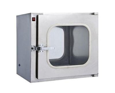 China Cold Roll Steel Cleanroom Pass Through Box met SUS304 Interne en Electronic Interlock System Te koop