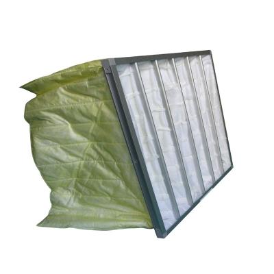 China Pocket Air Filter F6 F7 F8 F9 Bag Glasvezel Synthetische niet-geweven Te koop