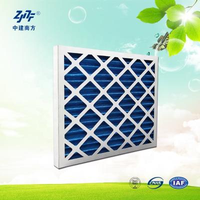 China Klappbare luchtvoorfilterpaneel ventilatiesysteem Papierframe G1 G2 G3 G4 Te koop