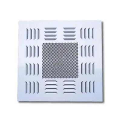 China H14 Ventilação de ar de plástico, HEPA Fluxo de filtração laminar Ventilações de tecto de plástico à venda