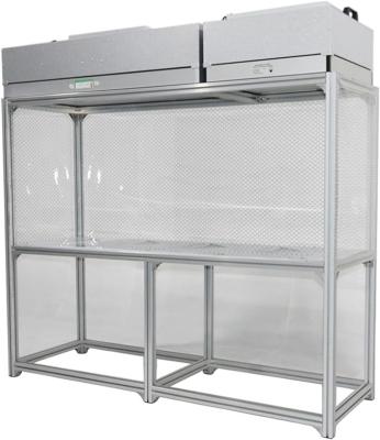 China 4x2 2x2 Laminar Flow Fume Hood, Horizontale vertikale Laminar Flow Hood Schrank zu verkaufen