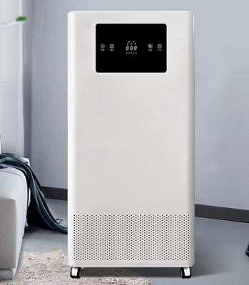 China Equipo de la sala de limpieza de polvo H1N1 Purificador de aire portátil de 5 etapas con ruedas en venta