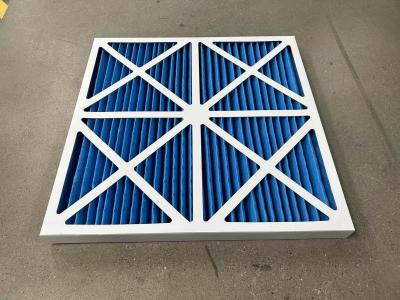 China Rectangular Non Woven Fabric Air Pre Filter with Galvanized Steel Frame for Manufacturing Plant for sale