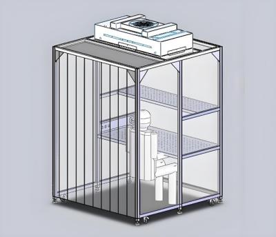 China Customized Clean Room Booth for Optimal Performance in Manufacturing Plant Operations for sale