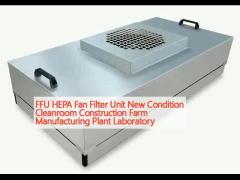 FFU HEPA Fan Filter Unit New Condition Cleanroom Construction Farm Manufacturing Plant Laboratory 