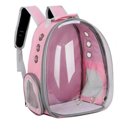 China 2021 New Design Pet Carrier Travel Bag Wholesale Portable Dog Cat Travel Backpack Breathable for sale