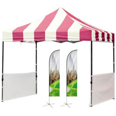 China PIXING Waterproof Customized Logo Print Folding Gazebo Tents 2x2 3x3 Gazebo Canopy Quick Opening Trade Show Tent for sale