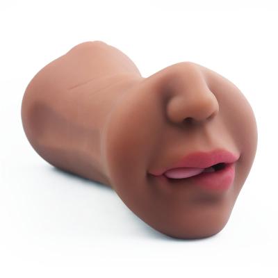 China Vagina In1 Mouth Band 3 Aircraft Cup Male Pocket Cat Masturbator Silicone Soft Silicone Sex Toys Male Masturbation Toy for sale