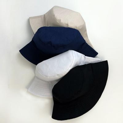 China European and American style bucket hat customer logo unisex women men fishing panama bilateral outdoor hip hat cotton warm summer hat for sale