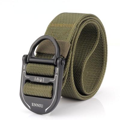 China High Strength MEN Wholesale Amazon Band Alloy Nylon Quick Release Buckle Outdoor Quick Dry Tactics Quick Open Belt for sale