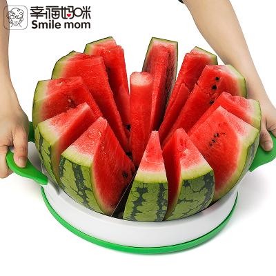 China Sustainable Smile Mom Fruit Cutter Tools Watermelon Cut Watermelon Cutter Melon Slicer for sale