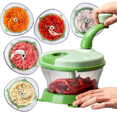 China Multi Sustainable Plastic Hand Kitchen Vegetable Food Processor for sale