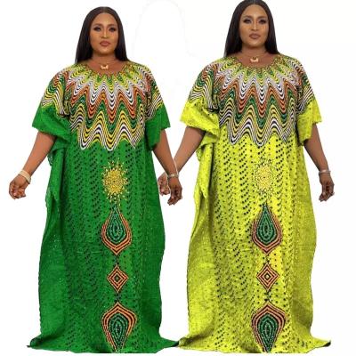 China Polyester Kaftan Kaftan Maxi Dress African Women Dashiki Casual Knitted Elegant Ladies Dress Hollow Out Abaya With Inner for sale