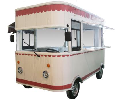 China Vegetable processing plant Electric four-wheel ice cream truck with complete equipment for food trucks and food trailers for sale