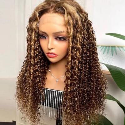 China Jerry Curl Kinky Curly Wigs Lace Front Brazilian Virgin Hair 360 Full Lace Hair Wigs For Black Women Hd Lace Front Wig for sale