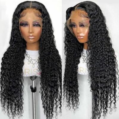 China Curly Full Lace Front Wigs Natural Curly Full Lace Hair Wig For Color Women Glueless Cuticle Aligned Lace Frontal Wigs for sale