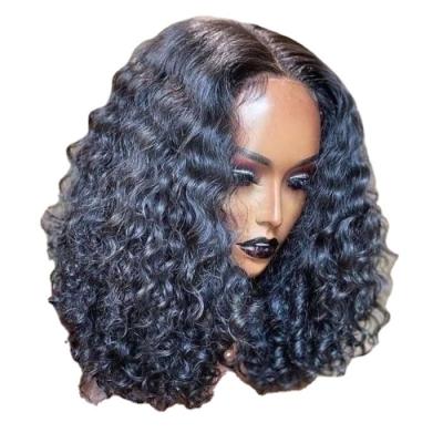 China Brazilian Water Wave Full Lace Water Wave Hair Braided Wig For Black Women for sale