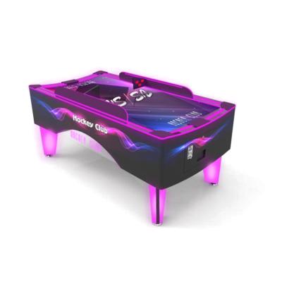 China Good Quality Pink Air Hockey Arcade Game Machine Park Adult Hockey Table Sports Equipment L1900*W1900*H950mm for sale