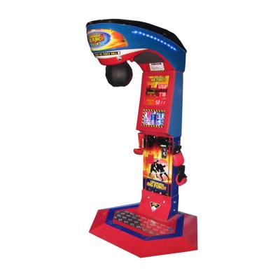 China 12mm Wooden MDF Boxing Game Machine Arcade Coin Operated Games Release Pressure Boxing Machine For Adults for sale