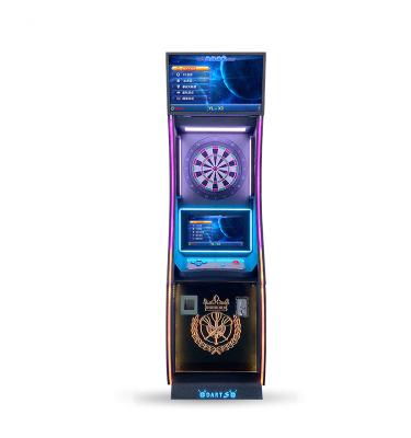 China Indoor Automatic Electronic Adult Game Against Soft Arcade Led Online Dart Board Trick Shooting Game Dart Machine 254cm*60cm*76cm for sale